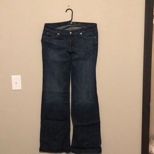 Women’s 7 For All Mankind dojo jeans size 31 x 34